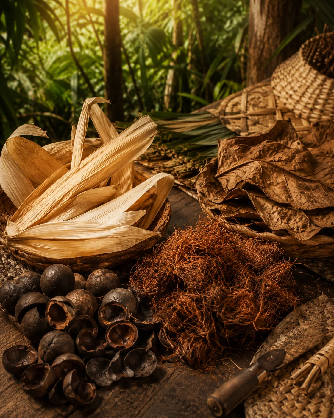 Natural craft materials from Indonesia